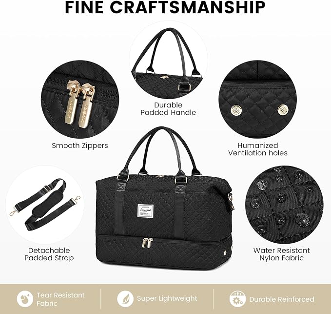 LOVEVOOK Travel Duffle Bag, Weekender Bags - Image 5