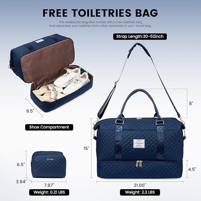 LOVEVOOK Travel Duffle Bag, Weekender Bags - Image 3