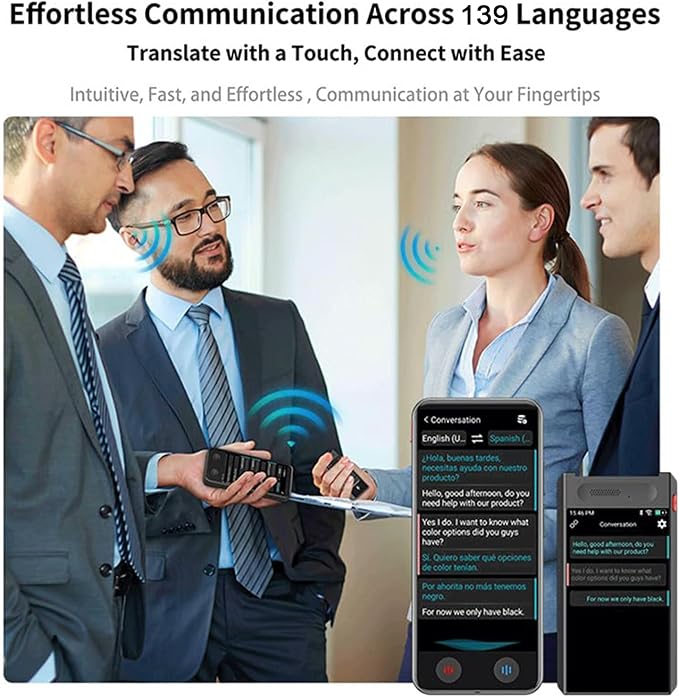iTour D-pro Language Translator Device, Realtime Detachable Dual Screen AI - Image 2