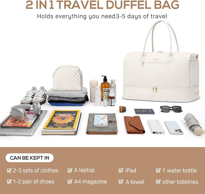 Travel Overnight Bag Weekender Bags - Image 4