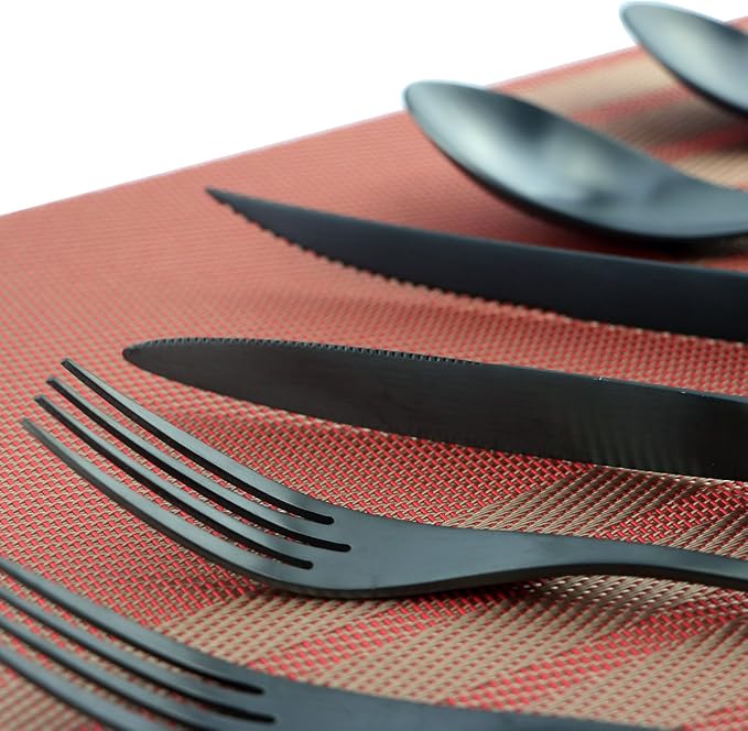 24-Piece Flatware Set, Extra Thick Heavy Duty - Image 3