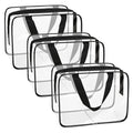 APREUTY Clear Makeup Bags, TSA Approved 3 Pcs Large Cosmetic Makeup Bags Set by WelcometoAPREUTY