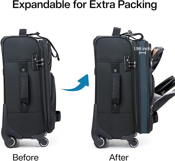 Hanke 28 Inch Softside Expandable Luggage - Image 2