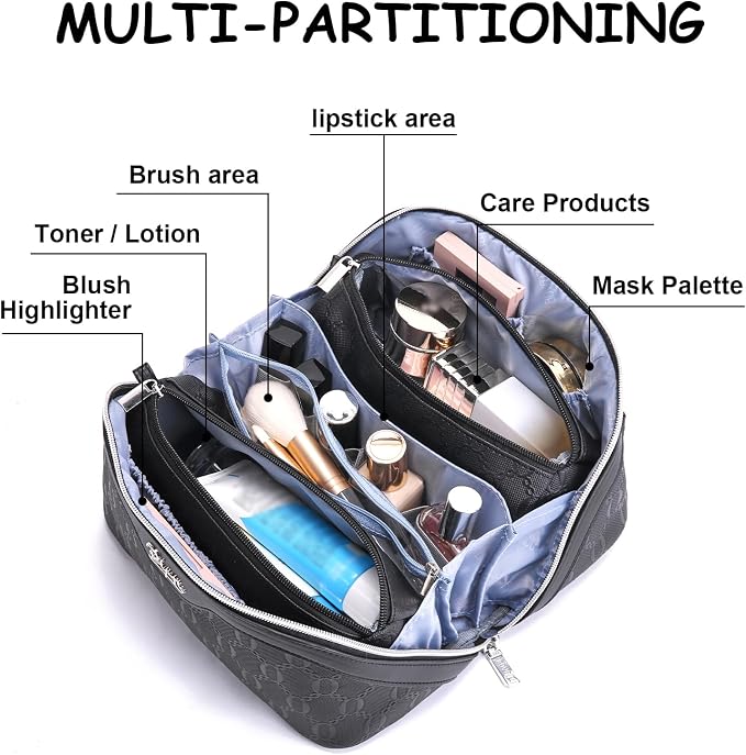 BOYATU Travel Makeup Bag for Women: Cosmetic Organizer Bag - Image 7