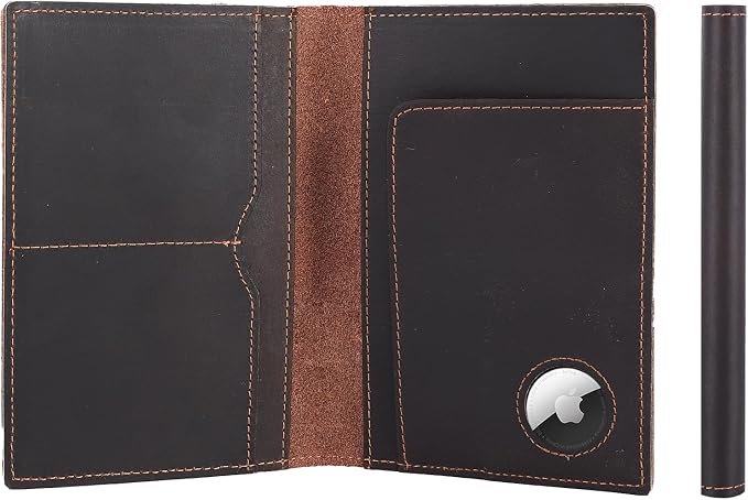 STAR VISTA Albatross Leather Travel Passport Holder, Minimalist Design by STARVISTA