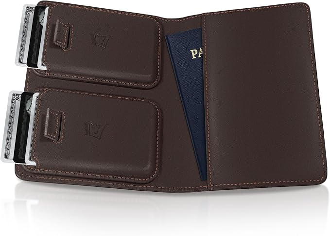 Kings Loot Passport Holder Wallet | RFID Protected Leather Travel Wallet by KingsLoot