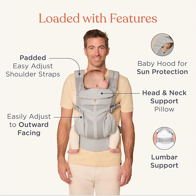Ergobaby Omni Classic Baby Carrier Newborn to Toddler - Image 4