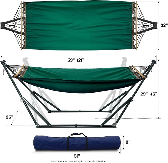 Tranquillo Sturdy Steel Hammock Stand - Image 5