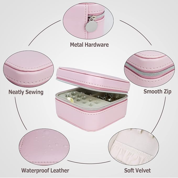 Travel Small Portable Mini Jewelry Box - Image 4