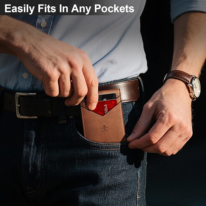 Wallet for Men Wallet with Slim Pop Up Card Holder for 12-14 Cards, RFID - Image 7