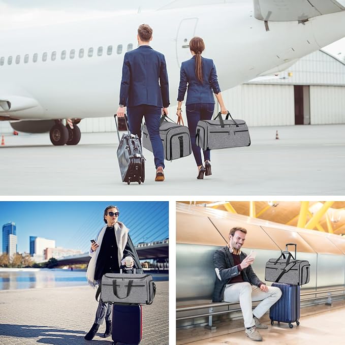Carry on Garment Bag for Travel, Bukere Convertible Travel Duffel Suit - Image 8