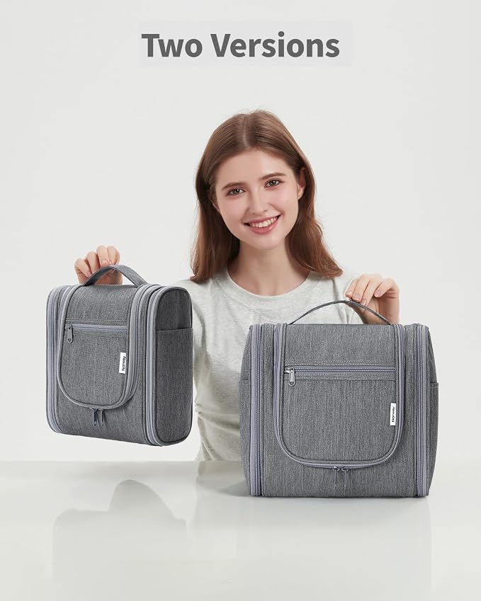 Narwey Hanging Toiletry Bag for Women Travel Makeup Bag Organizer Toiletries - Image 8