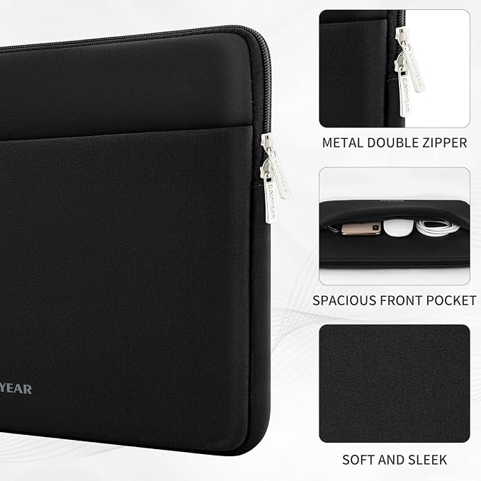 RAINYEAR Laptop Sleeve Case 17 Inch, Protective Portable Case - Image 2