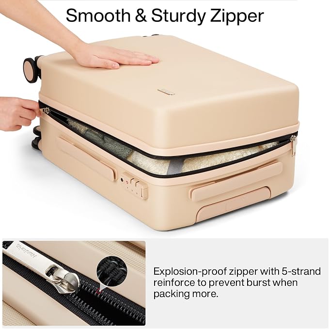 Hanke 20 Inch Hard Shell Suitcases - Image 9