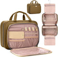 Toiletry Bag for Women with Jewelry Organizer Compartment, Travel Makeup by BAFAMYE