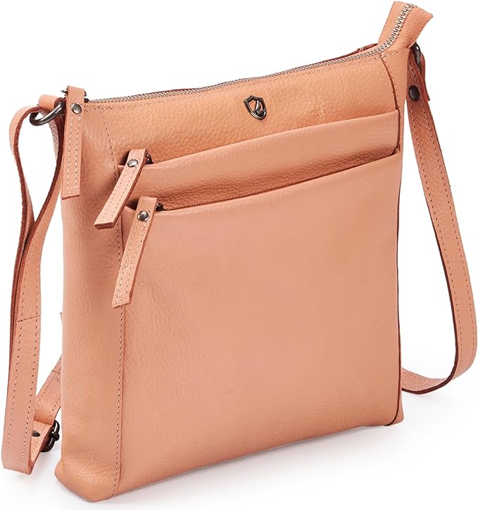 Small Soft Genuine Leather Crossbody Purse Women’s Sling Crossover Shoulder by Cochoa