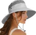 PFFY Sun Bucket Hats for Men Women 3” Wide Brim UPF 50+ Fishing & Beach Hat by PFFY