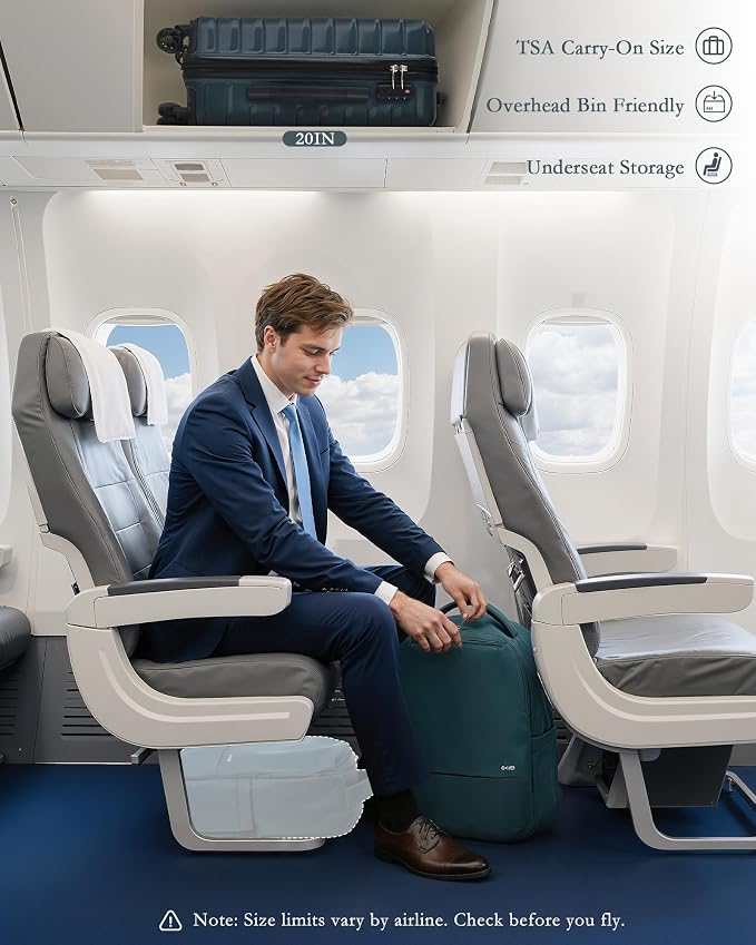 Coolife Luggage Sets 3 Piece, 20In Carry On Luggage - Image 9