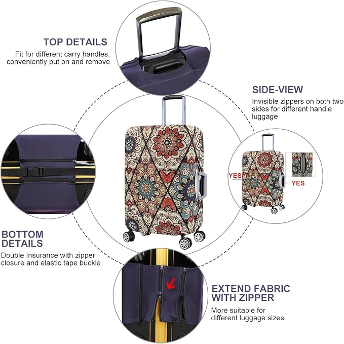 7-Mi Travel Trolley Case Cover Protector Suitcase Cover 29"-30" Trolley case - Image 2