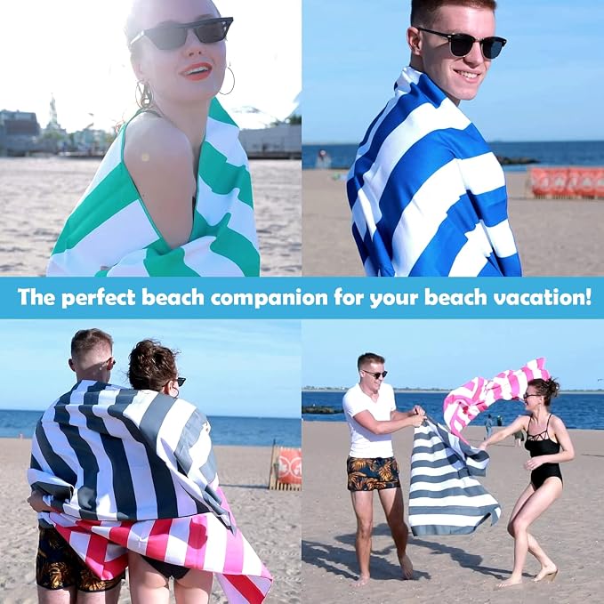 Your Choice Microfiber Quick Dry Sand-Free Beach Towel - Image 6