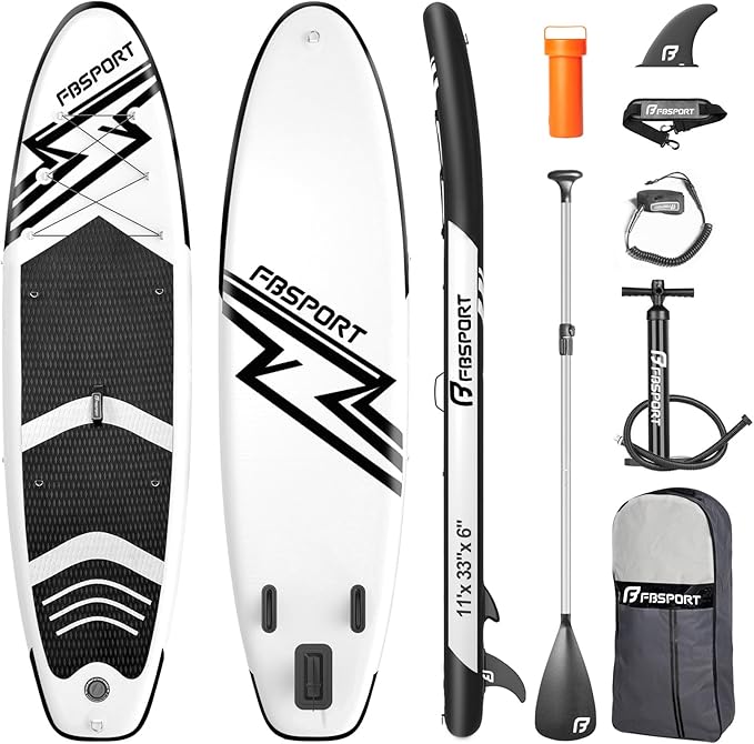 FBSPORT 11' Premium Stand Up Paddle Board, Yoga Board by FBSPORT