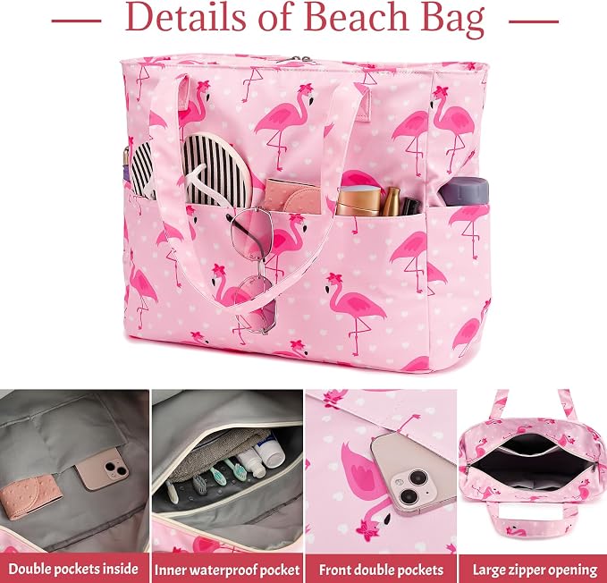 Waterproof Beach Tote Pool Bags - Image 4