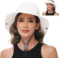 Sun Hats for Women Bucket Hat UV Protection Fishing Hat Wide Brim Safari Hats 2 by ZOORON