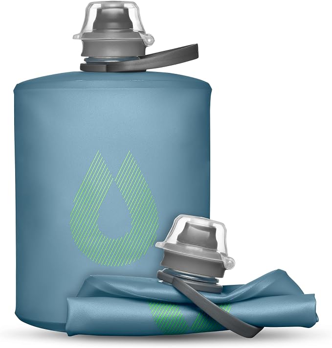 HydraPak Stow - Collapsible Backpacking Water Bottle - BPA Free, Ultra Light by Hydrapak