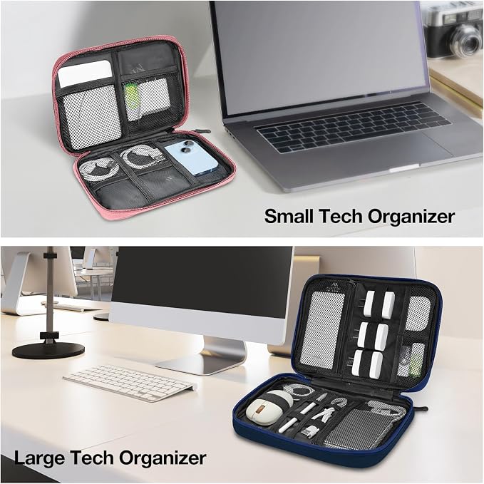 MATEIN Travel Cable Organizer Pouch, Scratch Resistant Portable Charger Case - Image 7