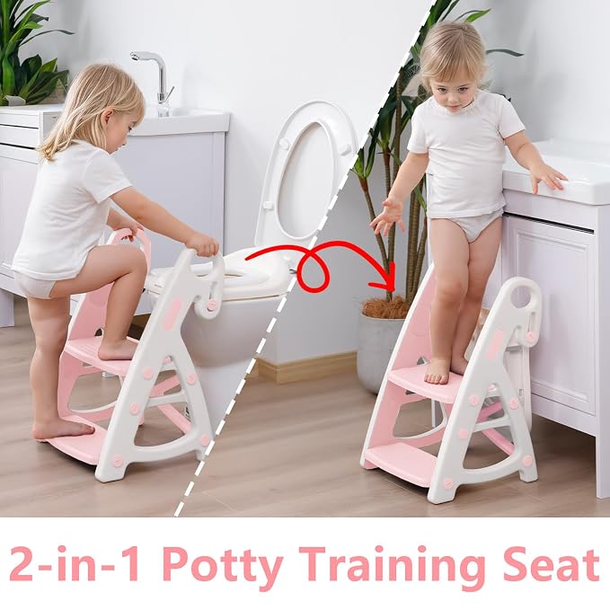 Potty Training Seat: 2 in 1 Design Potty Seat - Image 2