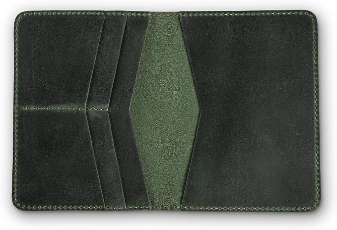 PEGAI Standard Full Grain Crazy Horse Leather Passport Holder | Custom Travel by PEGAI