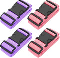 BILIONE 4 Pack Luggage Straps 79" Long Belts Keep Suitcase Secure While by BILIONE