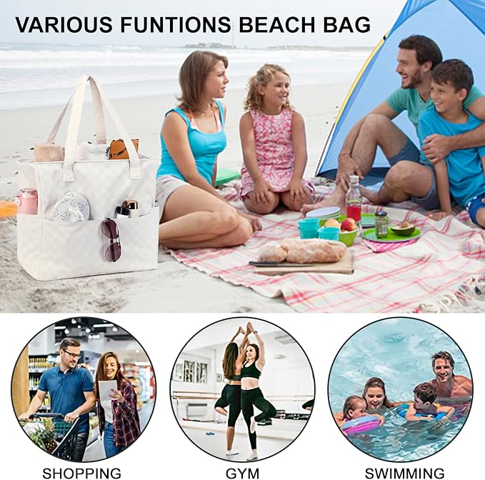 Waterproof Beach Tote Pool Bags - Image 5