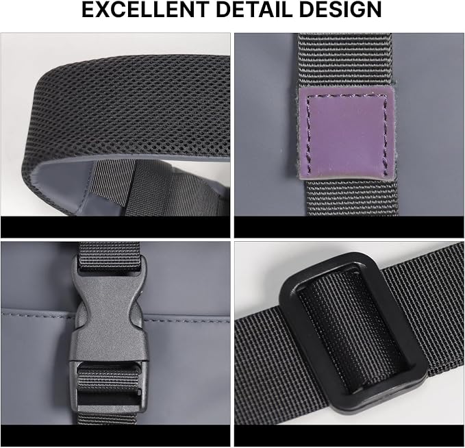 Crossbody Messenger Bag for Women Men Travel Backpack Convertibale Sling Bag - Image 7