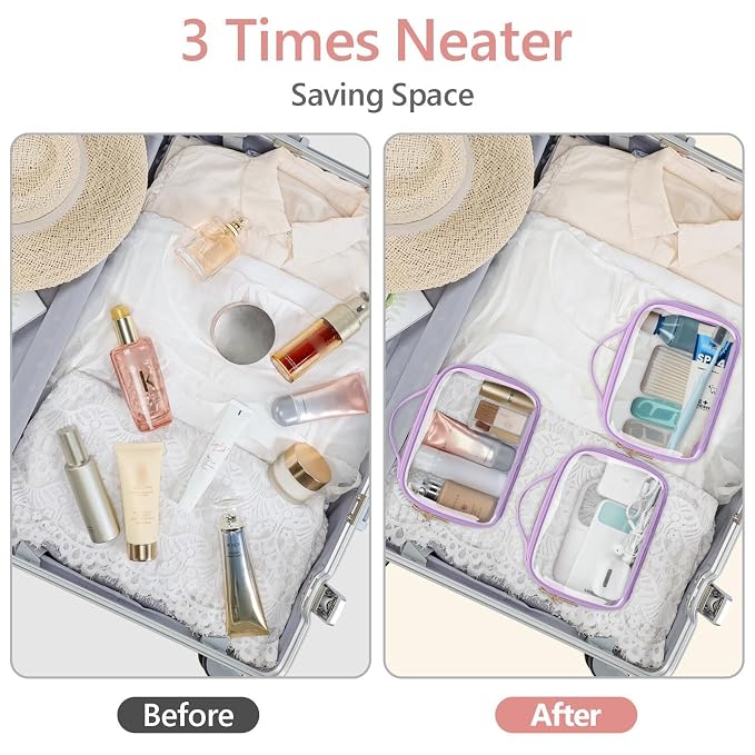 PACKISM Floral Texture TSA Approved Toiletry Bag - Image 8