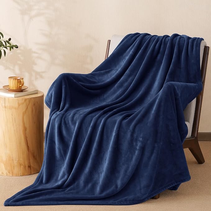 PHF Ultra Soft Fleece Throw Blanket, No Shed No Pilling Luxury Plush Cozy by PHF