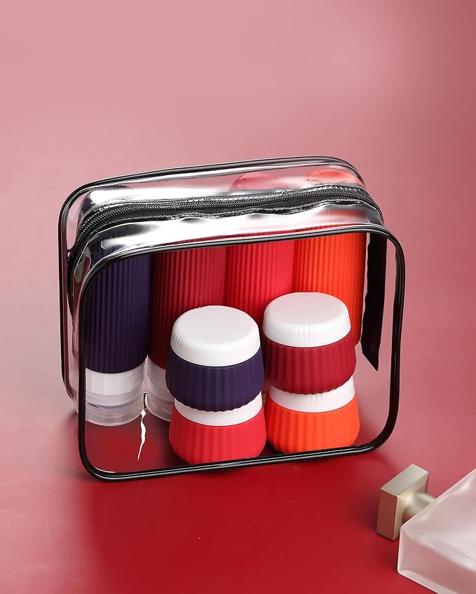 Travel Bottles for Toiletries 8 Pack, TSA Approved 3 oz Travel Containers - Image 5