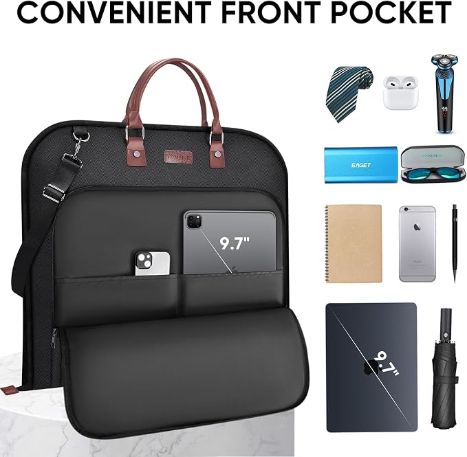 BALEINE Travel Garment Bag, Travel Suit Bag - Image 3