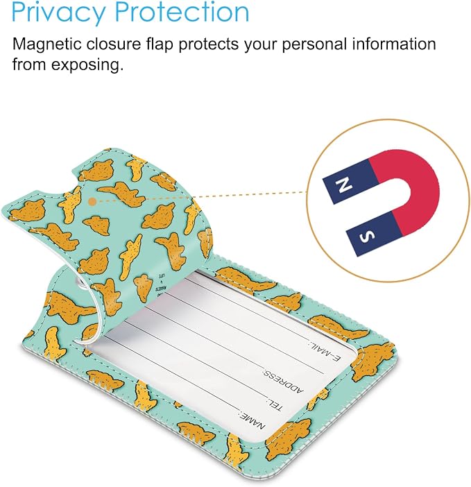 Fintie Luggage Tags, Privacy Cover ID Label - Image 2
