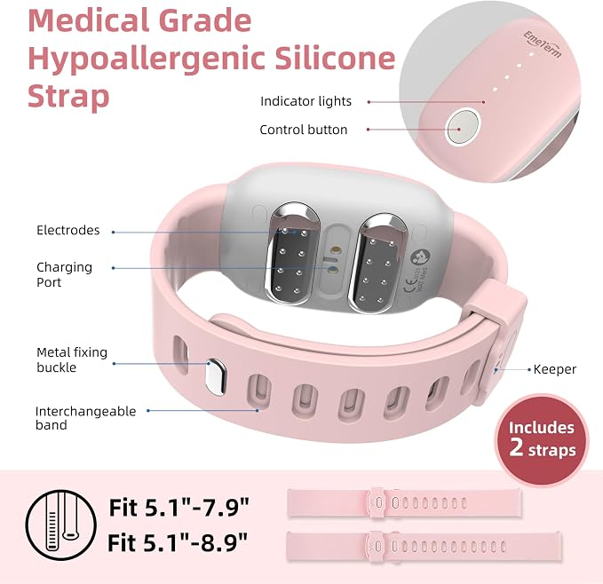 EmeTerm Fashion FDA-Cleared Relieve Nausea Electrode Stimulator Morning - Image 6