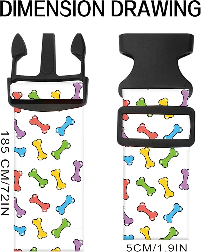 Luggage Straps for Suitcases, Adjustable Travel Belt, Durable Wide Luggage Strap - Image 6