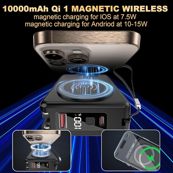 10000mAh Portable Charger Power Bank - Image 3