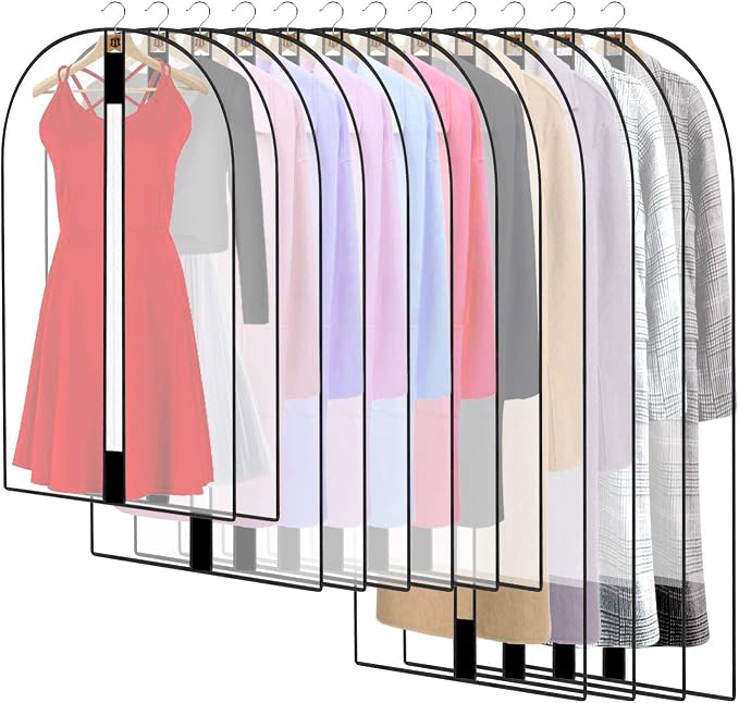Pwsap 12 Pack Breathable Clothes Covers by Pwsap