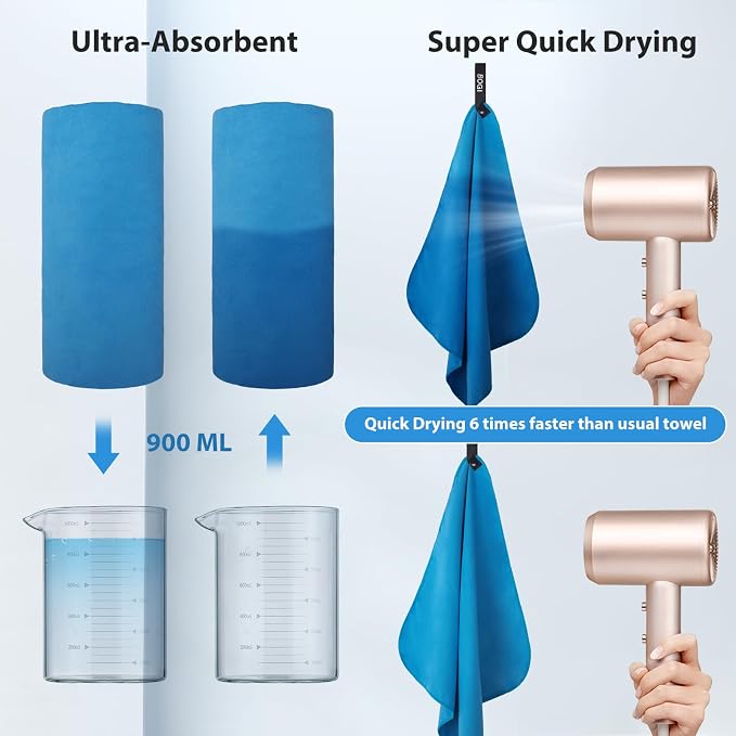 BOGI Microfiber Quick Dry Travel Sports Towel - Image 5