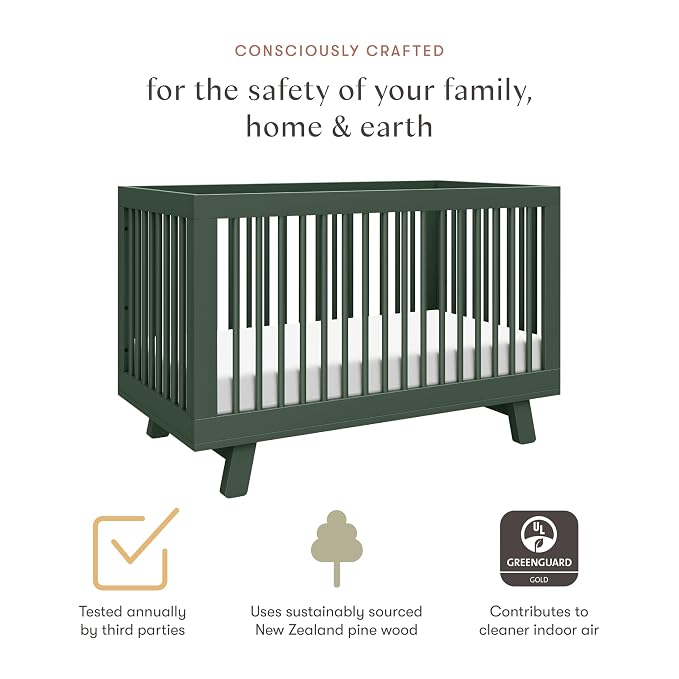 Babyletto Hudson 3-in-1 Convertible Baby Crib - Image 5