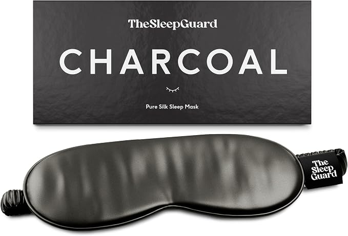 Pure Silk Sleep Mask Light Blocking Travel Essentials. Eye Masks by TheSleepGuard