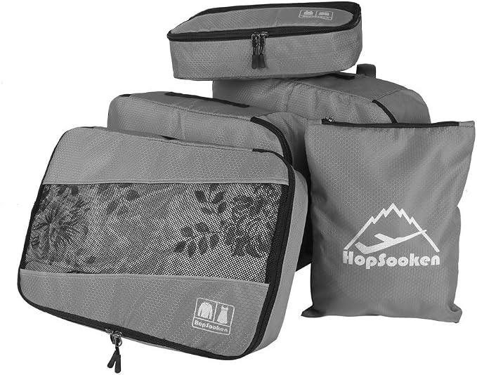 5 Set Packing Cubes for Travel Large Suitcase Luggage Organizer Bags Travel - Image 4