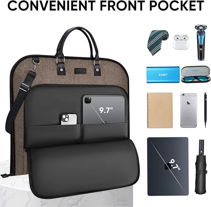 BALEINE Travel Garment Bag, Travel Suit Bag - Image 3