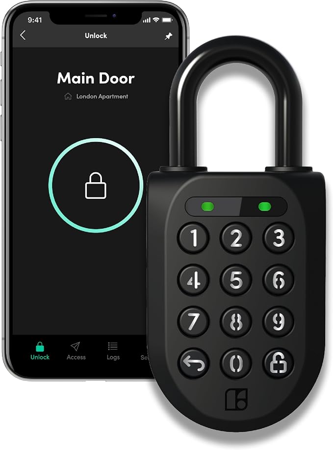 igloohome New Smart Padlock 2, The Toughest Smart Padlock – Generate Access by igloohome