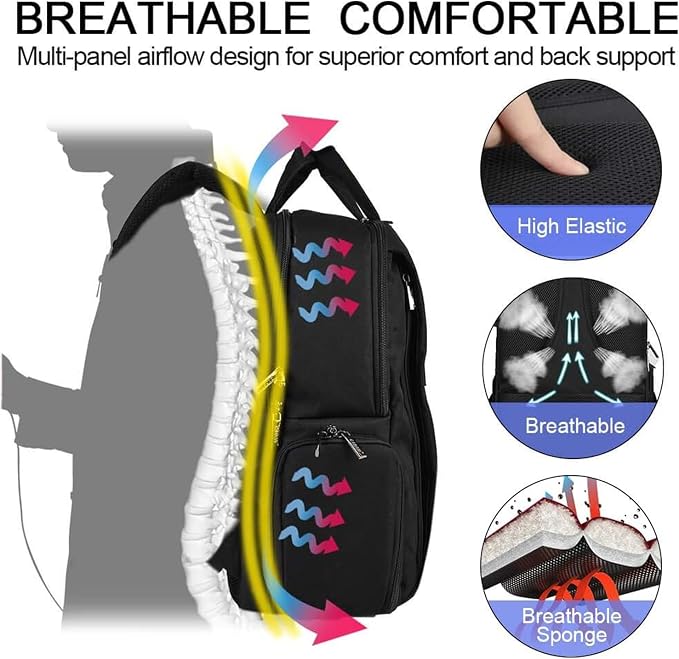 CADeN DSLR Camera Backpack Bag Waterproof Anti Theft - Image 5